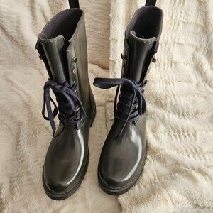 KORS Michael Kors Rain Boots – Light Grey